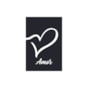 Quadro Decorativo Amor Fundo Preto 30X20 Mdf Madeira Adesivado Marpax
