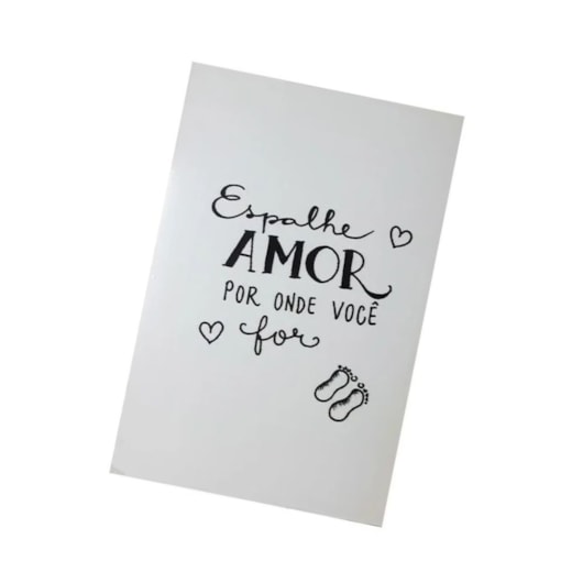 Quadro Decorativo Espalhe Amor 30X20 Mdf Madeira Adesivada Marpax