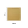 Quadro Quadrado Com Moldura E Fundo Removivel 26X26 Mdf 6Mm Madeira Marpax