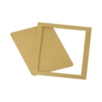 Quadro Quadrado Com Moldura E Fundo Removivel 26X26 Mdf 6Mm Madeira Marpax