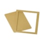 Quadro Quadrado Com Moldura E Fundo Removivel 26X26 Mdf 6Mm Madeira Marpax