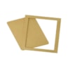 Quadro Quadrado Com Moldura E Fundo Removivel 26X26 Mdf 6Mm Madeira Marpax