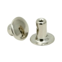 Rebite Metal Simples Niquelado N°2 Marpax 1000undades