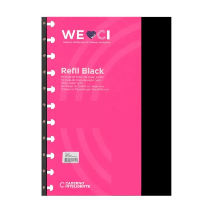 Refil A5 para Caderno Inteligente Black com 10 Folhas 01un