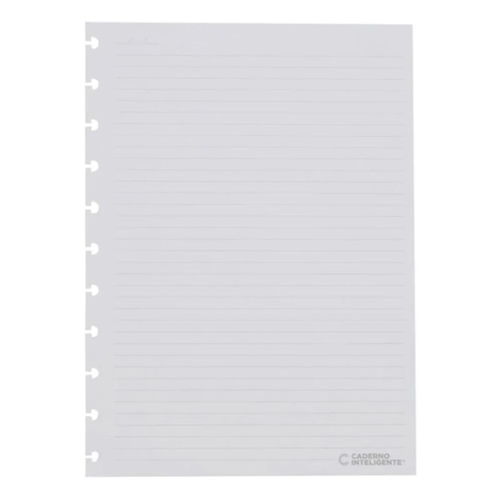 Refil A5 para Caderno Inteligente Pautado 90G 50 Folhas
