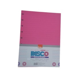 Refil Caderno de Disco Grande Colorido 90g 275x200mm  BRW 40fls