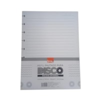 Refil Caderno de Disco  Pautado 90g 231x172mm  BRW 40fls