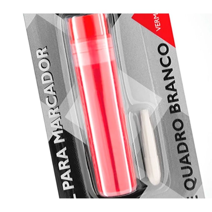 Refil de Caneta para Quadro Branco 5,5 ml Vermelho BRW 01un