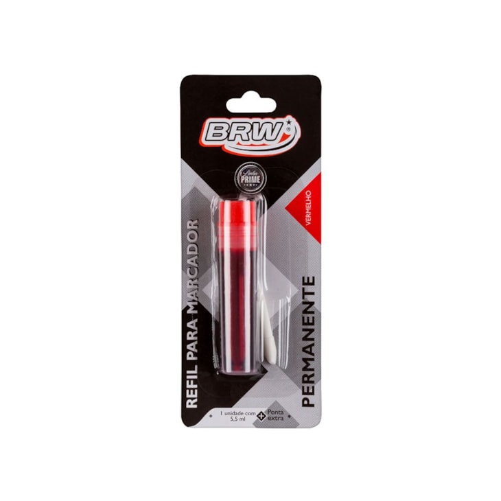 Refil de Caneta para Quadro Branco 5,5 ml Vermelho BRW 01un