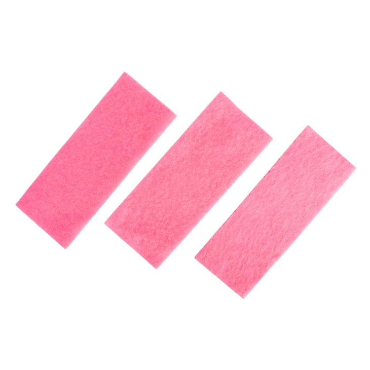 Refil Feltro Rosa para Espátula Artesanato Marpax com 3Un