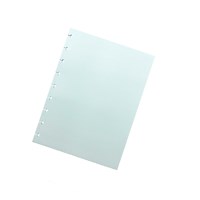 Refil para Caderno de Disco Branco Liso 80 Folhas Brw