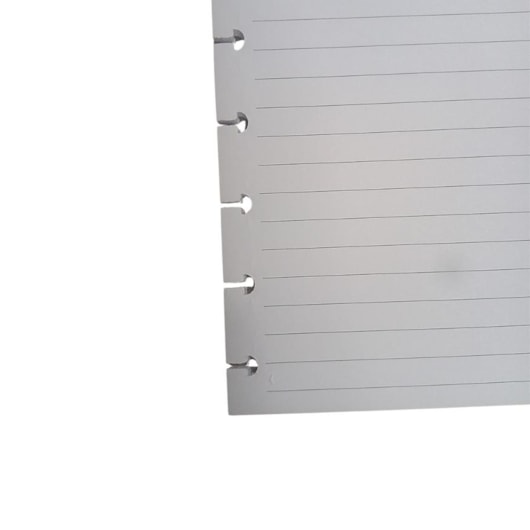 Refil Para Caderno e Planner De Disco Grande Pautado BRW 40fls