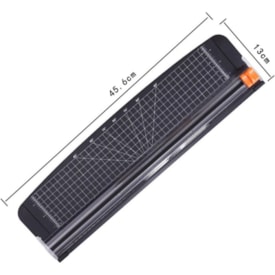 Refiladora de Papel A3 42cm para 10 Folhas 856 Preto Marpax