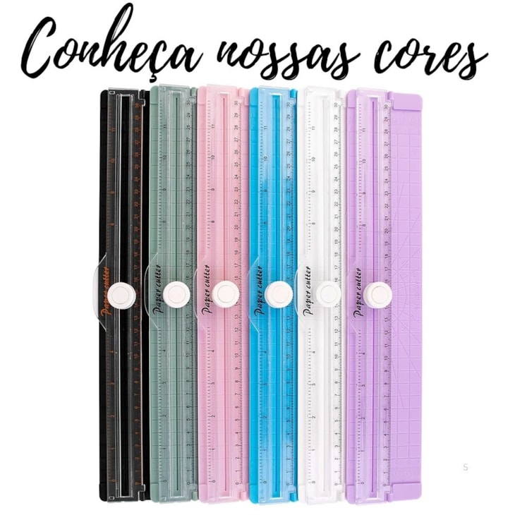 Refiladora de Papel A4 30cm para 5 folhas 819 Várias Cores Marpax