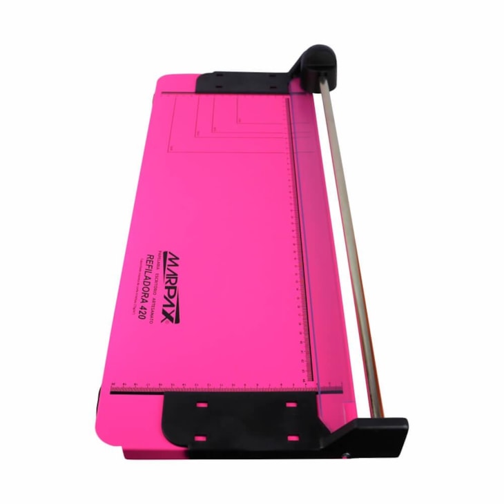 Refiladora de Papel Manual Rosa A3 para 04 Folhas Marpax