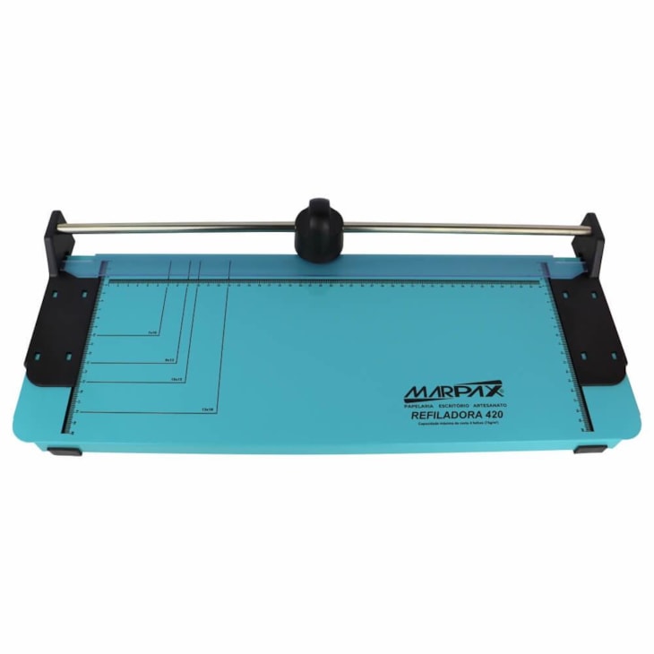 Refiladora de Papel Manual Verde A3 para 04 Folhas Marpax