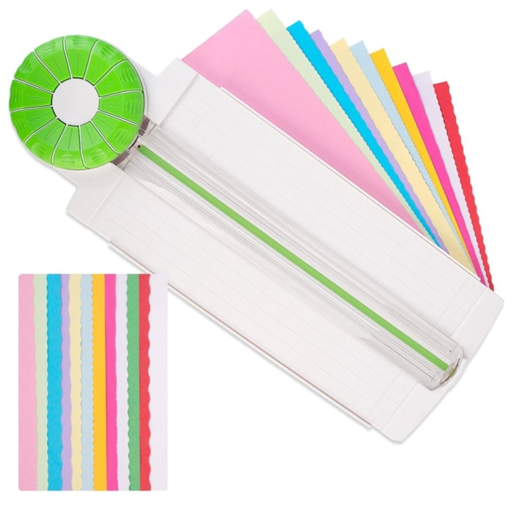 Refiladora Papel A4 Multifuncional 12 em 1 863 Verde Marpax