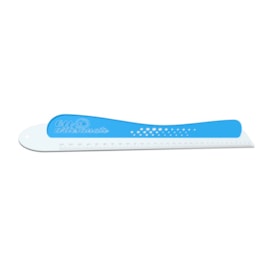 Régua com Proteção 20cm Safecut Acrílico Azul Marpax