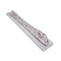 Régua com Proteção 20cm Safecut Acrílico Glitter Coração Marpax