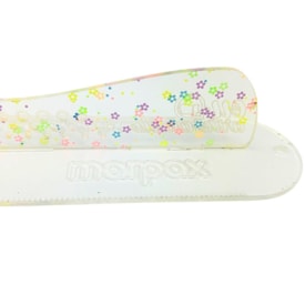 Régua com Proteção 20cm Safecut Acrílico Glitter Flor Marpax