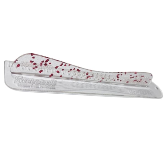 Régua com Proteção 20cm Safecut Acrílico Glitter Marpax