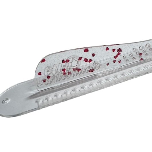 Régua com Proteção 20cm Safecut Acrílico Glitter Marpax