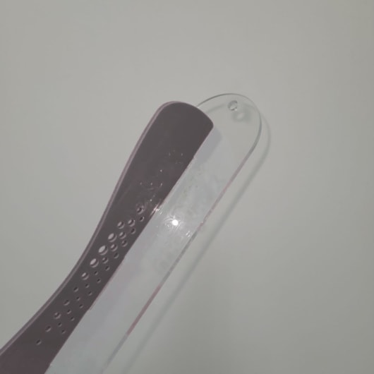 Régua com Proteção 20cm Safecut Acrílico Preto Marpax
