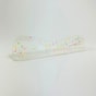 Régua com Proteção 30cm Safecut Acrílico Glitter Flor Marpax