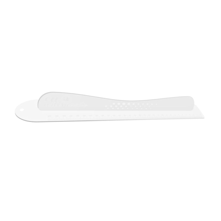 Régua com Proteção 30cm Safecut Acrílico Transparente Marpax