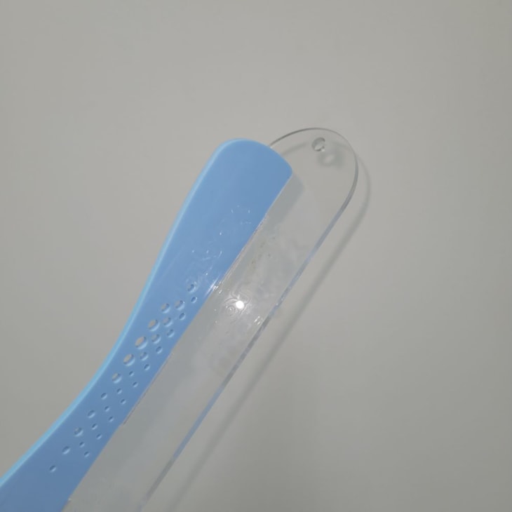 Régua com Proteção 30cm Safecut em Acrílico Azul Marpax