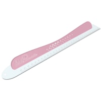 Régua com Proteção 30cm Safecut em Acrílico Rosa Marpax