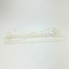 Régua com Proteção 40cm Safecut Acrílico Glitter Flor Marpax