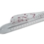Régua com Proteção 60cm Safecut Acrílico Glitter Coração Marpax