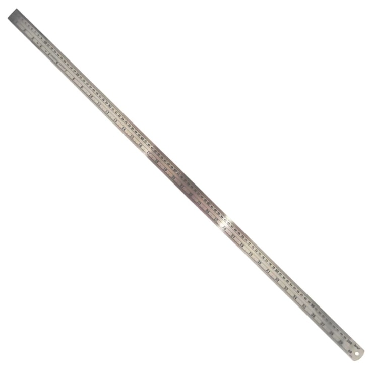 Régua de aço profissional para artesanato 01 Metro Brw 01un