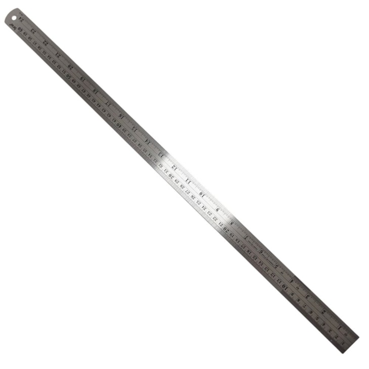 Régua de aço profissional para artesanato 60cm Brw 01un