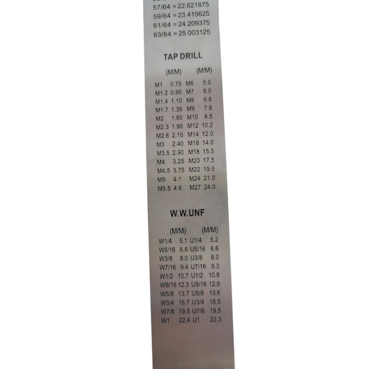 Régua de aço profissional para artesanato 60cm Brw 01un