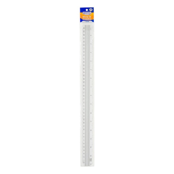 Régua de Aluminio profissional para Artesanato 40cm BRW