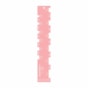Régua Gabarito Wire-o Rosa 2X1 e 3X1 Em Acrilico Marpax