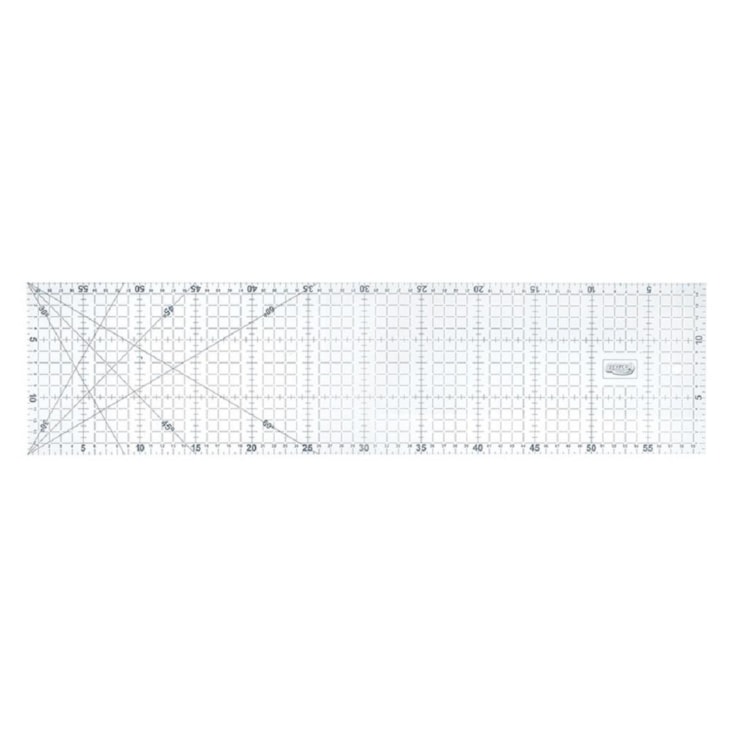 Régua para Patchwork Artesanato Milimétrica 15x60CM BRW