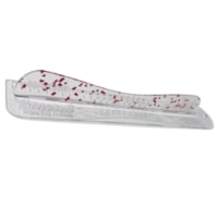 Régua Proteção 30cm Safecut Acrílico Glitter Coração Marpax