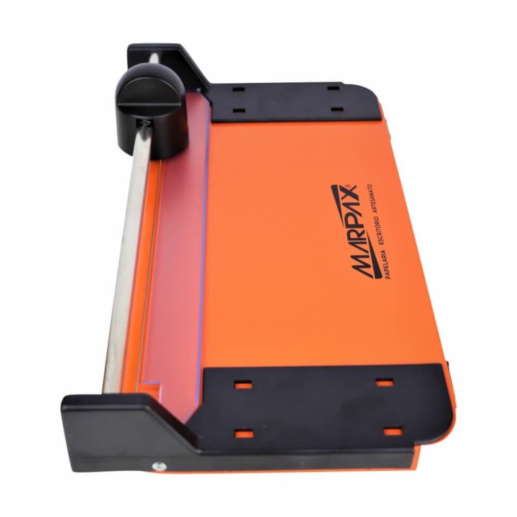 Serrilhadeira de Papel MPX 03 Laranja para 03 Folhas Marpax