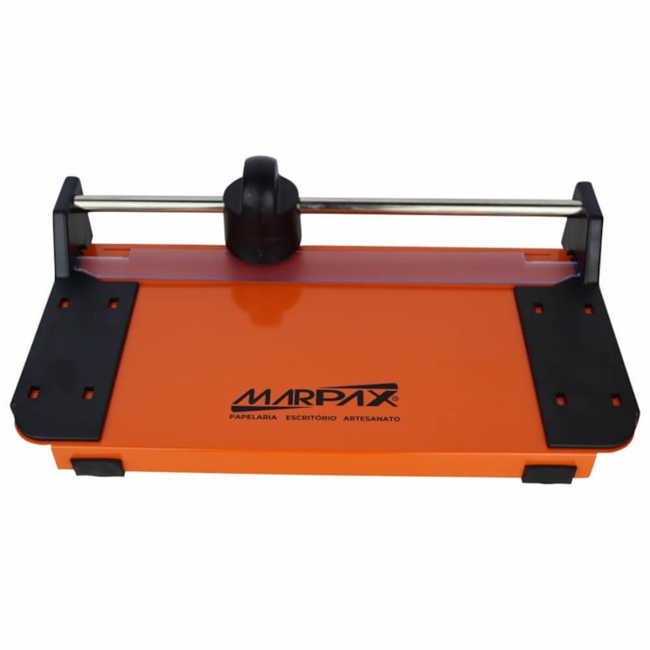 Serrilhadeira de Papel MPX 03 Laranja para 03 Folhas Marpax