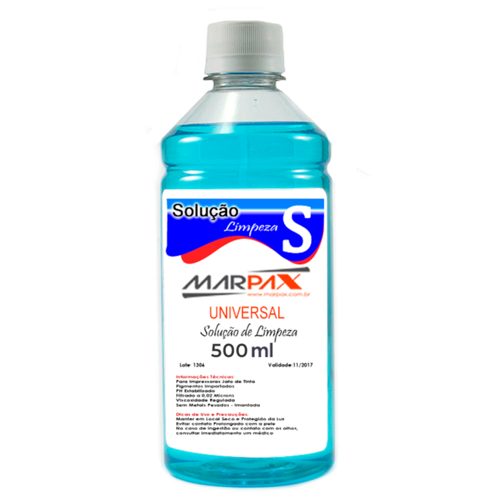 Solução de Limpeza Epson e HP Universal Marpax 500ml