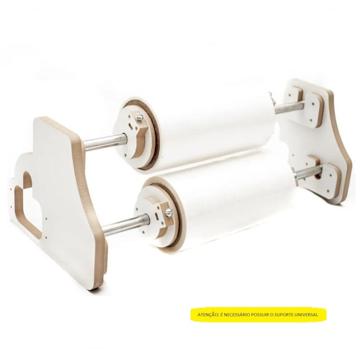 Suporte BOPP para Laminadora Carrossel p/ 2 Rolos de BOPP