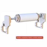 Suporte BOPP para Laminadora Carrossel para 1 Rolo de BOPP