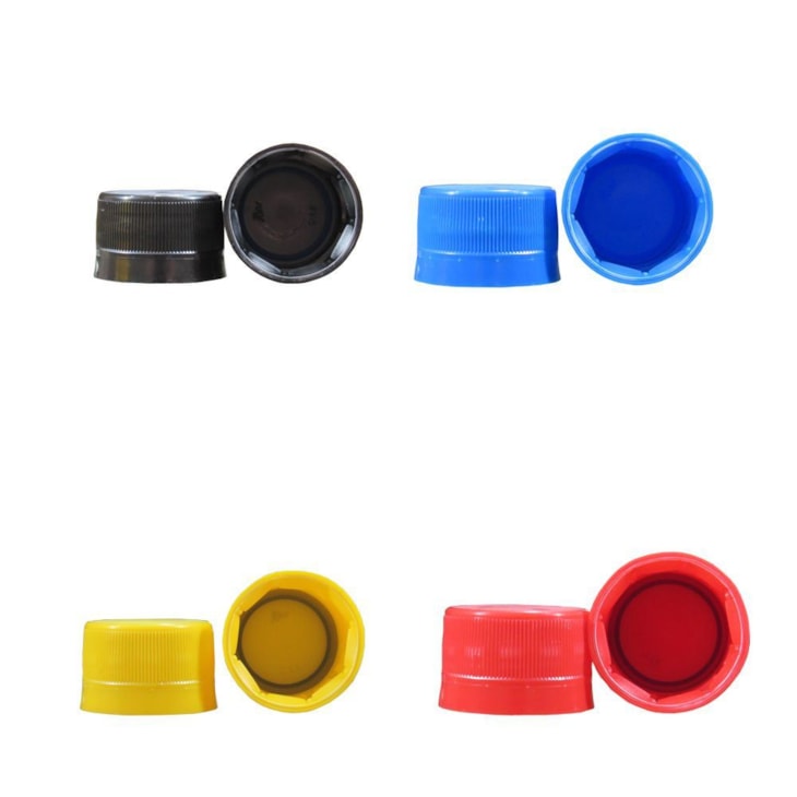 Tampa Plástica com Lacre Garrafa Pet 28mm Coloridas 4000un