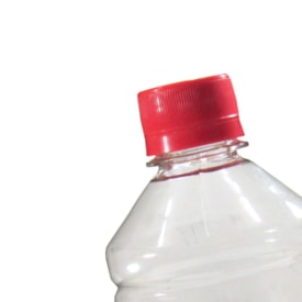 Tampa Plástica com Lacre p/ Garrafa Pet 28mm Vermelho 500un