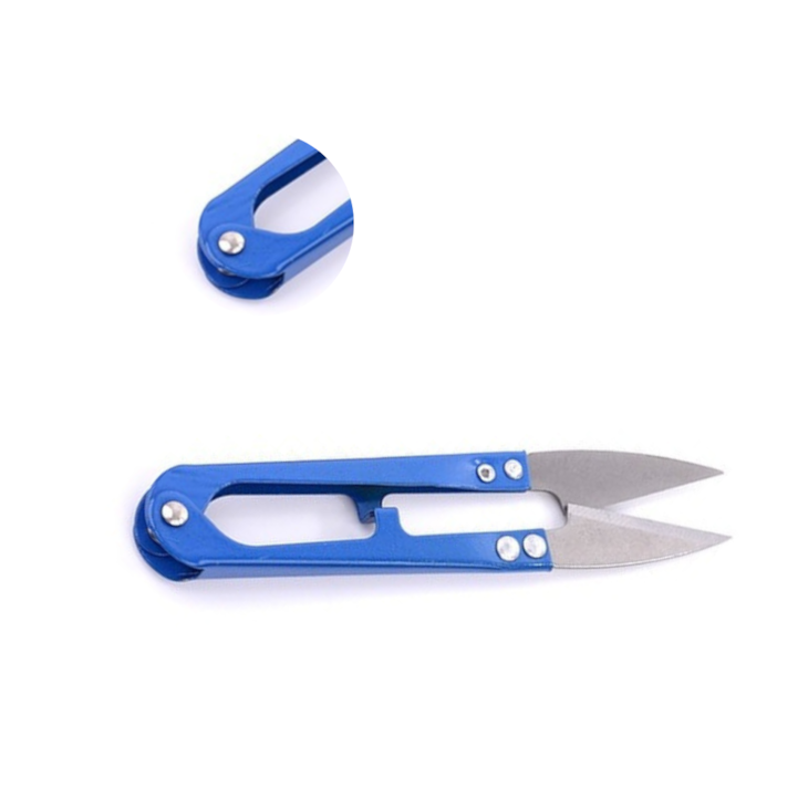 Tesoura de Arremate para Artesanato Inox Azul 10,7 cm Marpax