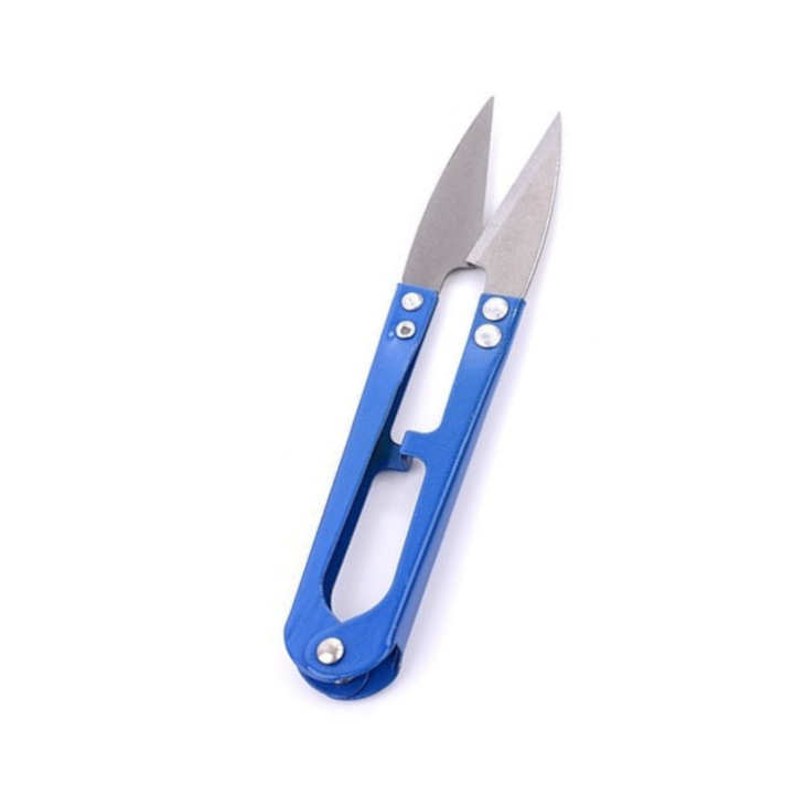 Tesoura de Arremate para Artesanato Inox Azul 10,7 cm Marpax