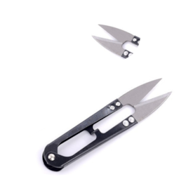 Tesoura de Arremate para Artesanato Inox Preto 10,7cm Marpax